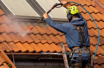 Démoussage et hydrofuge de toiture à Ballon-Saint Mars